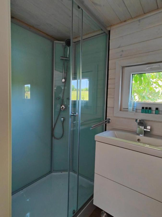 Tinyhousebeidresden 1 - Direkt Am Naturteich - Naehe Saechsische Schweiz, Dresden Großharthau Kültér fotó
